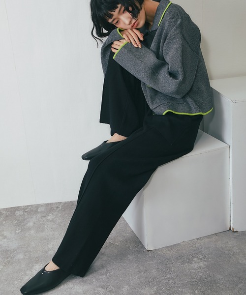ANOTHER S（アナザーエス）の「ニットパンツ（その他パンツ・レディース・ベージュ/グレー/ブラック・FREE）」の6枚目の写真