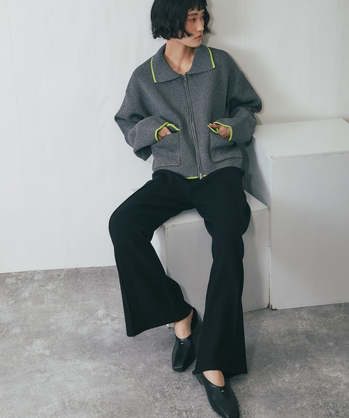 ANOTHER S（アナザーエス）の「ニットパンツ（その他パンツ・レディース・ベージュ/グレー/ブラック・FREE）」の5枚目の写真