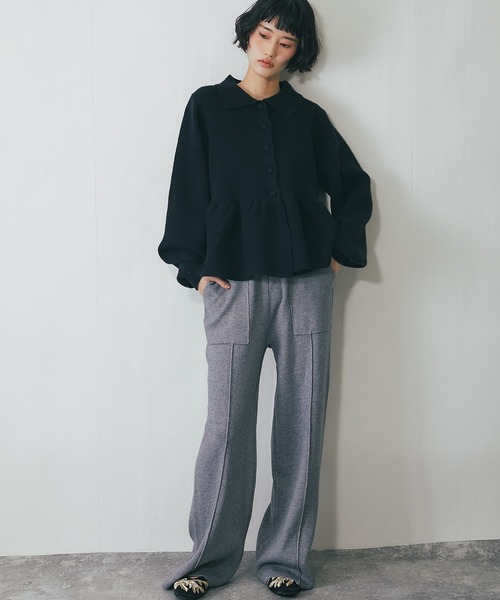 ANOTHER S（アナザーエス）の「ニットパンツ（その他パンツ・レディース・ベージュ/グレー/ブラック・FREE）」の15枚目の写真