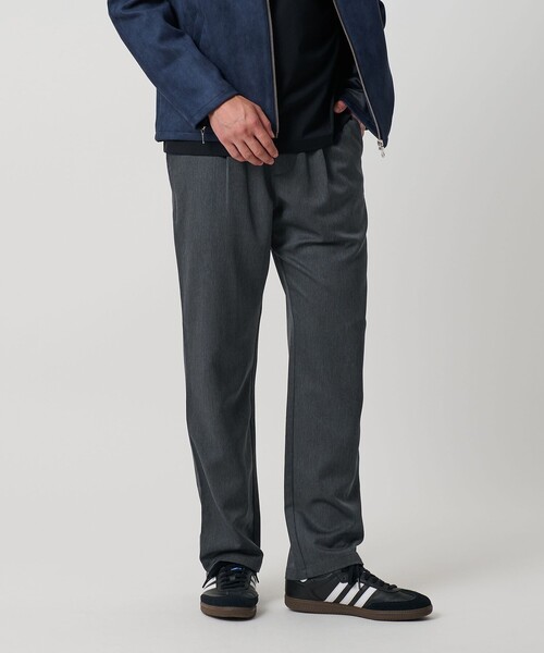 セール】フレキシブルファイバー ツイル 1プリーツ イージーパンツ＜A