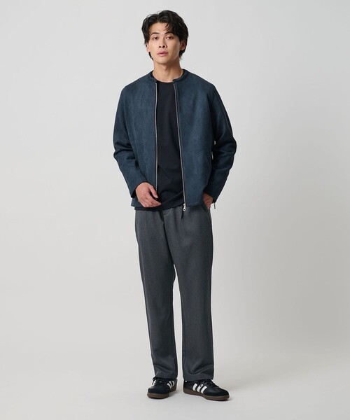 A DAY IN THE LIFE UNITED ARROWS(アデイインザライフユナイテッドアローズ)の「フレキシブルファイバー ツイル 1プリーツ イージーパンツ<A DAY IN THE LIFE>(スラックス・メンズ・モカ/ダークグレー/ブラック・L/M/S)」の5枚目の写真