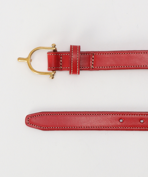 plage(プラージュ)の「TORY LEATHER / トリーレザー 3/4 INCH SPUR ベルト(ベルト・レディース・ブラック/レッド・FREE)」の3枚目の写真