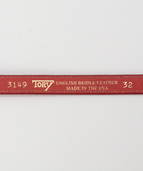 plage(プラージュ)の「TORY LEATHER / トリーレザー 3/4 INCH SPUR ベルト(ベルト・レディース・ブラック/レッド・FREE)」の5枚目の写真