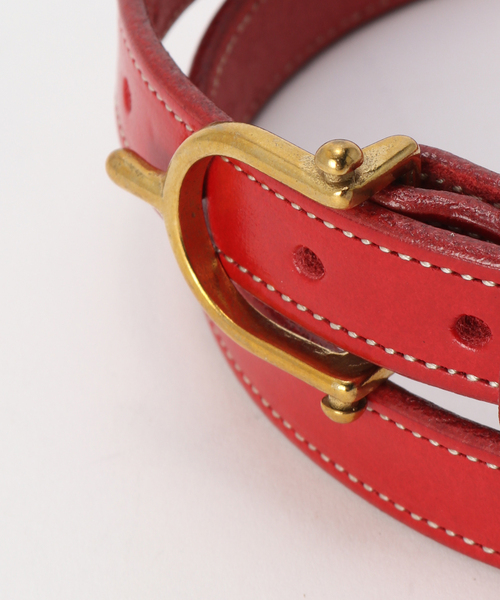 plage(プラージュ)の「TORY LEATHER / トリーレザー 3/4 INCH SPUR ベルト(ベルト・レディース・ブラック/レッド・FREE)」の7枚目の写真