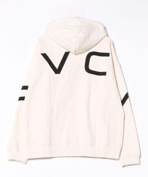 RVCA（ルーカ）の「RVCA ARCH BACK SIDE ZIP HD（パーカー・メンズ・チャコール/ライトピンク/ブラック/ホワイト系2・M/L）」の5枚目の写真
