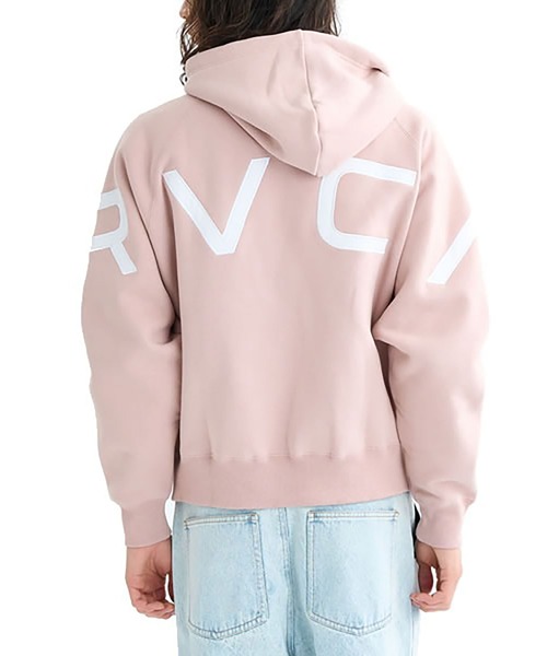 RVCA（ルーカ）の「RVCA ARCH BACK SIDE ZIP HD（パーカー・メンズ・チャコール/ライトピンク/ブラック/ホワイト系2・M/L）」の15枚目の写真