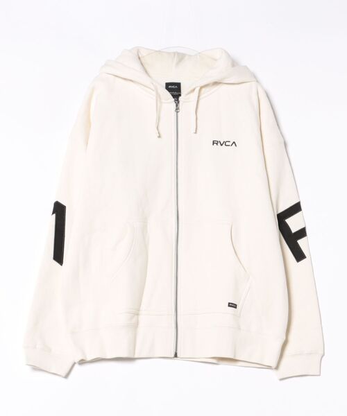 RVCA（ルーカ）の「RVCA ARCH BACK SIDE ZIP HD（パーカー・メンズ・チャコール/ライトピンク/ブラック/ホワイト系2・M/L）」の13枚目の写真