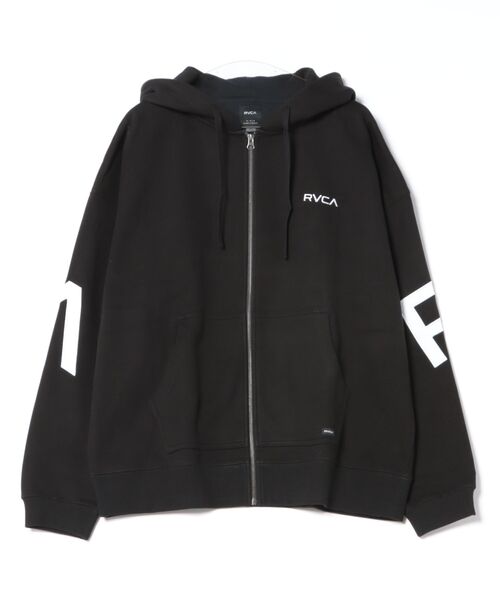 RVCA（ルーカ）の「RVCA ARCH BACK SIDE ZIP HD（パーカー・メンズ・チャコール/ライトピンク/ブラック/ホワイト系2・M/L）」の12枚目の写真