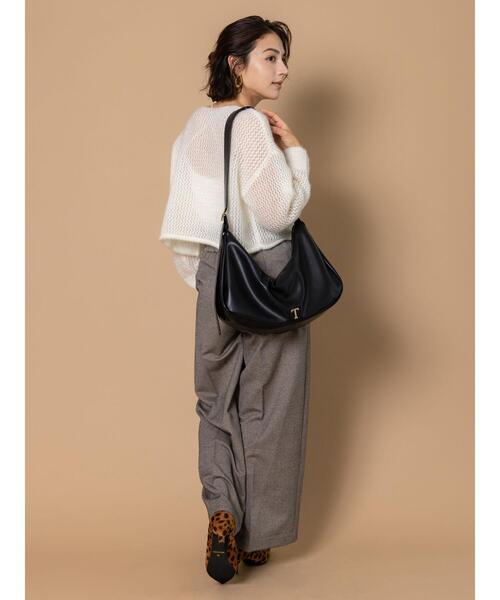 Te chichi(テチチ)の「キャットヤーンメッシュニット(ニット/セーター・レディース・オフホワイト/ブルー/グレー・F)」の14枚目の写真