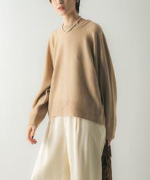 URBAN RESEARCH | カシミヤ強縮クルーネックニット(ニット/セーター)
