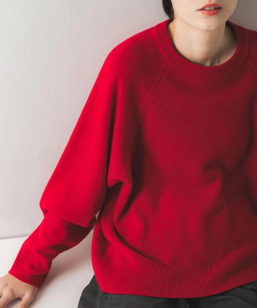 セール】カシミヤ強縮クルーネックニット（ニット/セーター）｜URBAN