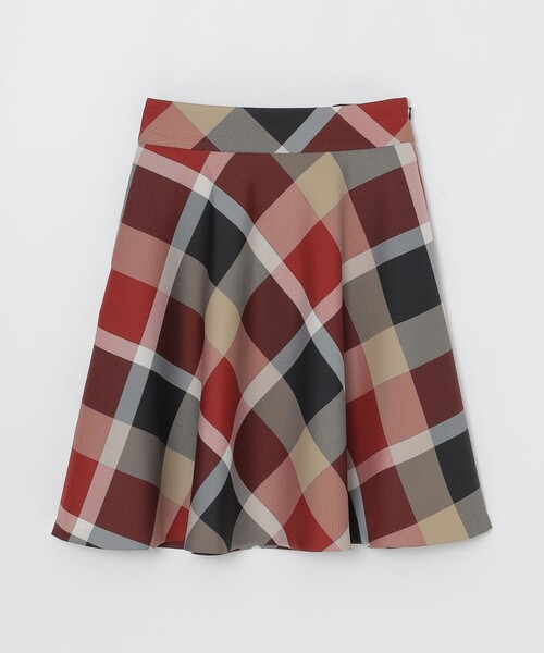 BLUE LABEL CRESTBRIDGE（ブルーレーベルクレストブリッジ）の「【一部店舗限定】クレストブリッジチェックフレアスカート（スカート・レディース・レッド/ベージュ系その他・36/40/38）」の9枚目の写真