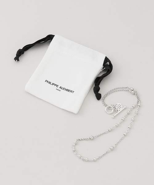 IENA（イエナ）の「PHILIPPE AUDIBERT/フィリップ・オーディベール CO6014 Wilna necklace ネックレス（ネックレス・レディース・シルバー・FREE）」の7枚目の写真