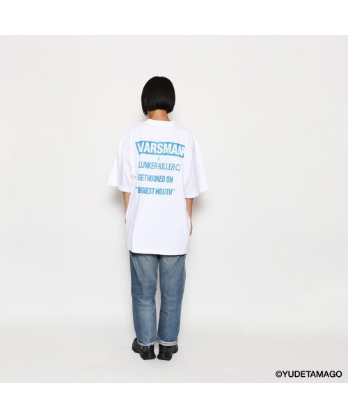 LUNKER KILLER(ランカーキラー)の「"WARSMAN with BASS" BIG-Tee(Tシャツ/カットソー・メンズ・ブラック×ブルー/ホワイト×ブルー・M/L/XL)」の18枚目の写真