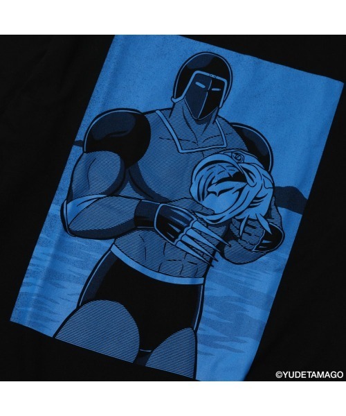 LUNKER KILLER(ランカーキラー)の「"WARSMAN with BASS" BIG-Tee(Tシャツ/カットソー・メンズ・ブラック×ブルー/ホワイト×ブルー・M/L/XL)」の5枚目の写真