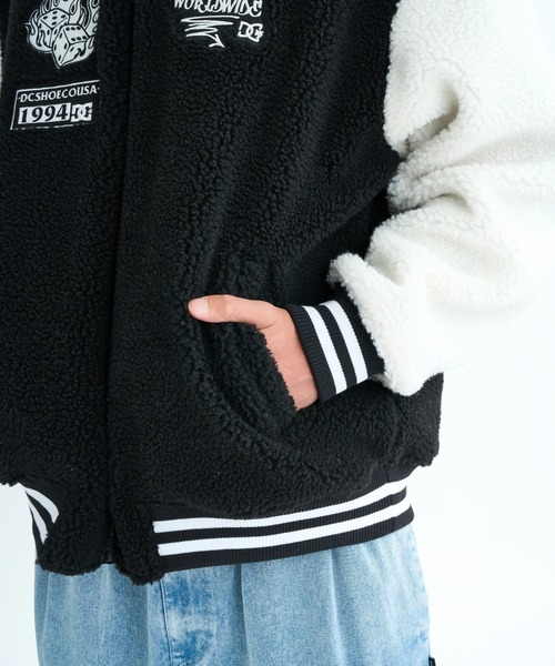 DC SHOES(ディーシーシューズ)の「25 REVERSIBLE STAND/DCリバーシブルボアスタンドブルゾン(その他アウター・メンズ・ホワイト×ブラック/ベージュ系その他/ブラック×ホワイト・X-LARGE/SMALL/LARGE/MEDIUM)」の12枚目の写真