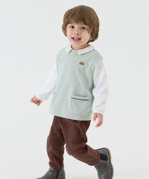 moimoln（モイモルン）の「【セットアップ】ミントレイヤード長袖トップス＆パンツ（セットアップ・キッズ）」