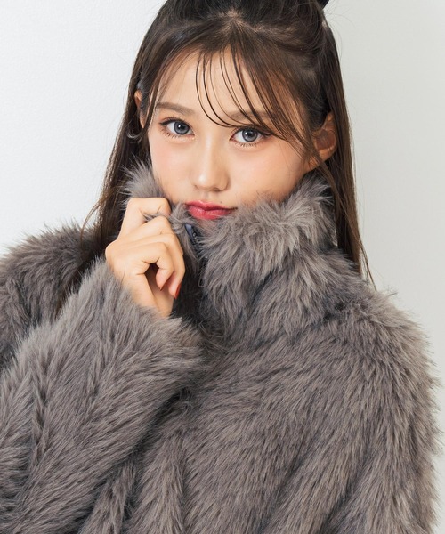 ダブル ジップ ファー ブルゾン（ブルゾン）｜ANAP GiRL（アナップ