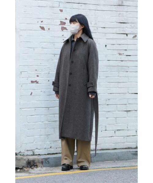 MUSINSA STANDARD WOMAN（ムシンサスタンダードウーマン）の「ウィメンズツーピンタックワイドチノパンツ[ベージュ]（その他パンツ・レディース・その他・24/25/29/28/27/26/30）」の20枚目の写真