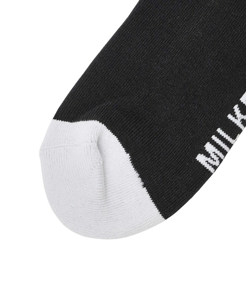 MILKFED.(ミルクフェド)の「STENCIL LOGO SOCKS(ソックス/靴下・レディース・ブラック/ネイビー/ホワイト・ONE SIZE)」の11枚目の写真
