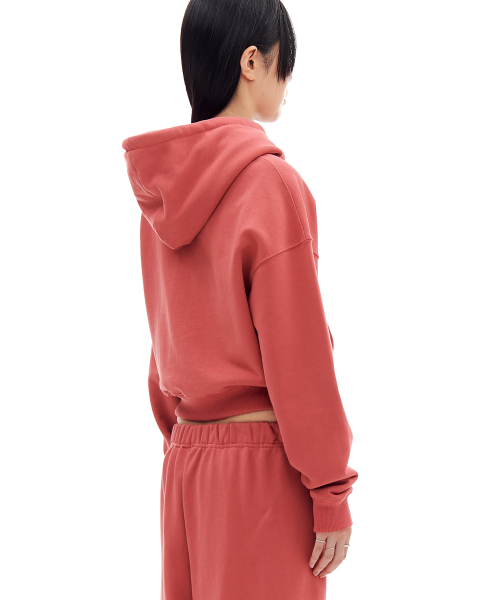 ARCHIVE BOLD(アーカイブボールド)の「AB CROP HOOD ZIP-UP (DUSTY PINK)(パーカー・レディース・その他・FREE)」の3枚目の写真