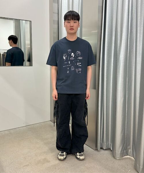 Millo Archive（ミロ アーカイブ）の「ガーメントウォッシュドシルエットパンツ【ブラック】（その他パンツ・メンズ・その他・X-LARGE/MEDIUM/LARGE）」の13枚目の写真