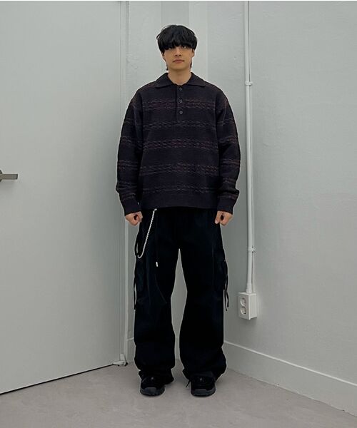 Millo Archive（ミロ アーカイブ）の「ガーメントウォッシュドシルエットパンツ【ブラック】（その他パンツ・メンズ・その他・X-LARGE/MEDIUM/LARGE）」の21枚目の写真