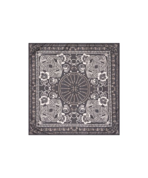 AAKAM(アーカム)の「Skull Printed Scarf (Brown)(バンダナ/スカーフ・レディース・その他・FREE)」の8枚目の写真