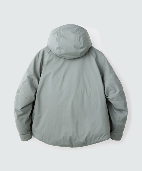 WILD THINGS(ワイルドシングス)の「WILD THINGS/ワイルドシングス REPELEX MAKALU JACKET 河田フェザー マカルリペレックス ダブルジップジャケット(ダウンジャケット/コート・メンズ・ブラック/グレー・M/L)」の4枚目の写真