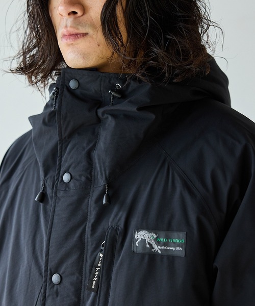 WILD THINGS(ワイルドシングス)の「WILD THINGS/ワイルドシングス REPELEX MAKALU JACKET 河田フェザー マカルリペレックス ダブルジップジャケット(ダウンジャケット/コート・メンズ・ブラック/グレー・M/L)」の22枚目の写真