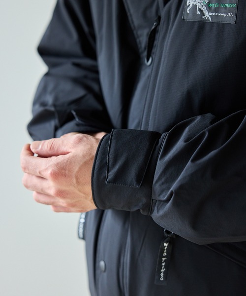 WILD THINGS(ワイルドシングス)の「WILD THINGS/ワイルドシングス REPELEX MAKALU JACKET 河田フェザー マカルリペレックス ダブルジップジャケット(ダウンジャケット/コート・メンズ・ブラック/グレー・M/L)」の16枚目の写真