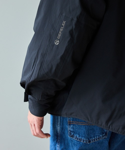 WILD THINGS(ワイルドシングス)の「WILD THINGS/ワイルドシングス REPELEX MAKALU JACKET 河田フェザー マカルリペレックス ダブルジップジャケット(ダウンジャケット/コート・メンズ・ブラック/グレー・M/L)」の19枚目の写真