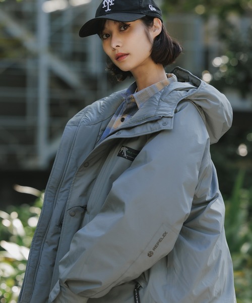 WILD THINGS(ワイルドシングス)の「WILD THINGS/ワイルドシングス REPELEX MAKALU JACKET 河田フェザー マカルリペレックス ダブルジップジャケット(ダウンジャケット/コート・メンズ・ブラック/グレー・M/L)」の13枚目の写真