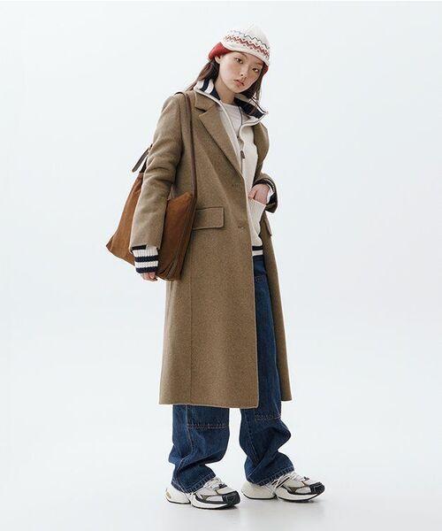MUSINSA STANDARD WOMAN（ムシンサスタンダードウーマン）の「ウィメンズデニムダブルニーカーペンターパンツ [ミディアムインディゴ]（デニムパンツ・レディース・その他・30/24/25/26/27/28/29）」の7枚目の写真