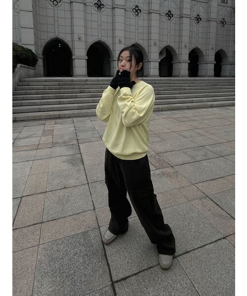 URBANDTYPE(アーバンディタイプ)の「コットンワイドカーゴパンツ_ブラック_PL179(スウェットパンツ・メンズ・その他・2/3/SMALL/MEDIUM/1/LARGE)」の20枚目の写真
