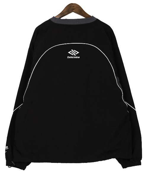 LUXSTYLE(ラグスタイル)の「バルーンスリーブ切替ナイロンプルオーバー(Tシャツ/カットソー・メンズ・ブラック/カーキ/ベージュ・M/L/XL)」の20枚目の写真