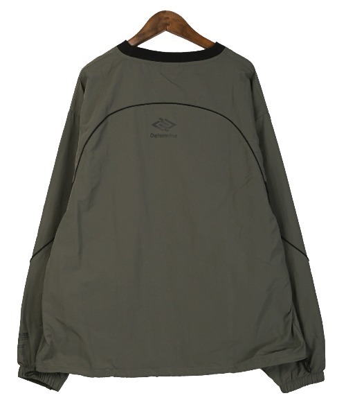 LUXSTYLE(ラグスタイル)の「バルーンスリーブ切替ナイロンプルオーバー(Tシャツ/カットソー・メンズ・ブラック/カーキ/ベージュ・M/L/XL)」の22枚目の写真