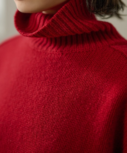wool high neck oversize knit / ウールハイネックオーバーサイズ