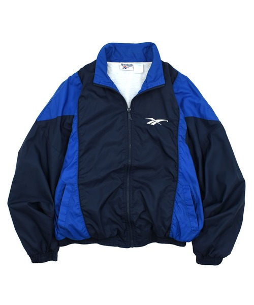 セール】【USED】90's Reebok ナイロン トラックジャケット（ナイロン
