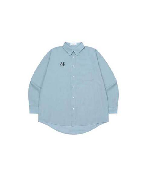 MUCENT(ムセント)の「メラルーズフィットシースルーシャツ 男女共用 (5カラー)(シャツ/ブラウス・レディース・ブラック/ネイビー/アイボリー/ブルー/Beige・1/FREE)」の5枚目の写真