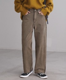 HUG.U（ハグユー）の「ヴィンテージライク ストレッチストレートパンツ（デニムパンツ・レディース）」