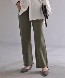 HUG.U（ハグユー）の「ヴィンテージライク ストレッチストレートパンツ（デニムパンツ・レディース）」