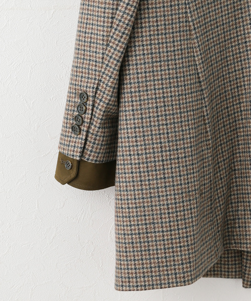 venit（ヴェニット）の「Venit/ヴェニット CHECK WIDE JACKET（テーラードジャケット・レディース・ブラウン・38）」の3枚目の写真
