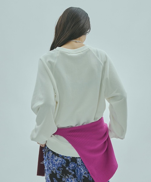 ROSE BUD（ローズバッド）の「(mag.by c)ROSE PRINT L/S SWEAT