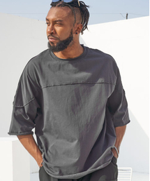 TENER（テネル）の「Washing Decky 1982 Boxy T-Charcoal（Tシャツ/カットソー）」