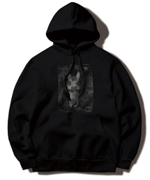 GRANFINNY（グランフィニ）の「Cyanotype H Hooded T-Shirt - BLACK（パーカー・レディース）」