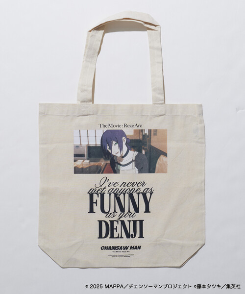 先行受注販売】劇場版「チェンソーマン レゼ篇」プリント トートバッグ