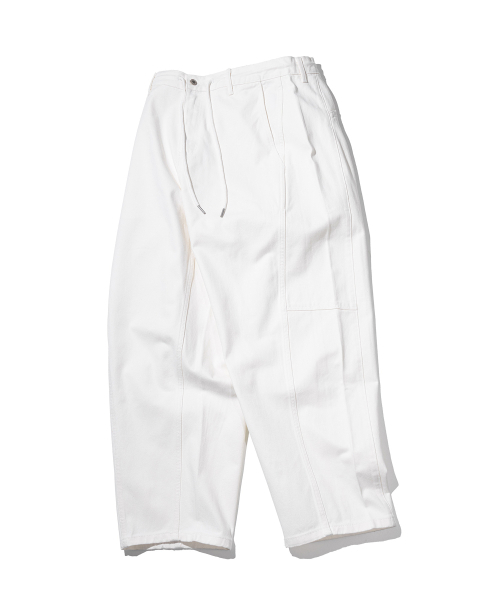 MASSNOUN(マスノウン)の「CURVED BALLOON DENIM MFHJP001-WT(デニムパンツ・レディース・その他・LARGE/MEDIUM/X-LARGE)」の2枚目の写真