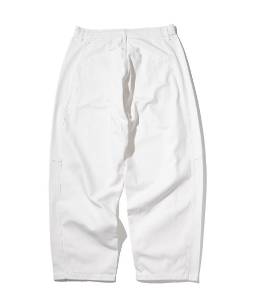 MASSNOUN(マスノウン)の「CURVED BALLOON DENIM MFHJP001-WT(デニムパンツ・レディース・その他・LARGE/MEDIUM/X-LARGE)」の3枚目の写真