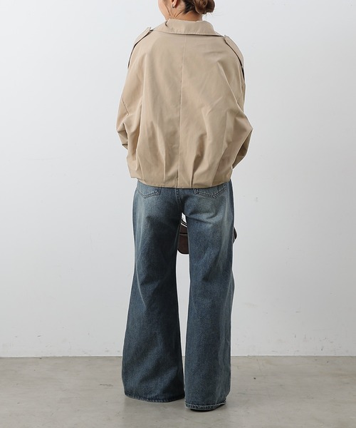 COLONY 2139（コロニートゥーワンスリーナイン）の「ピーチボンバージャケット（ブルゾン・レディース・ベージュ/アイボリー・FREE）」の22枚目の写真